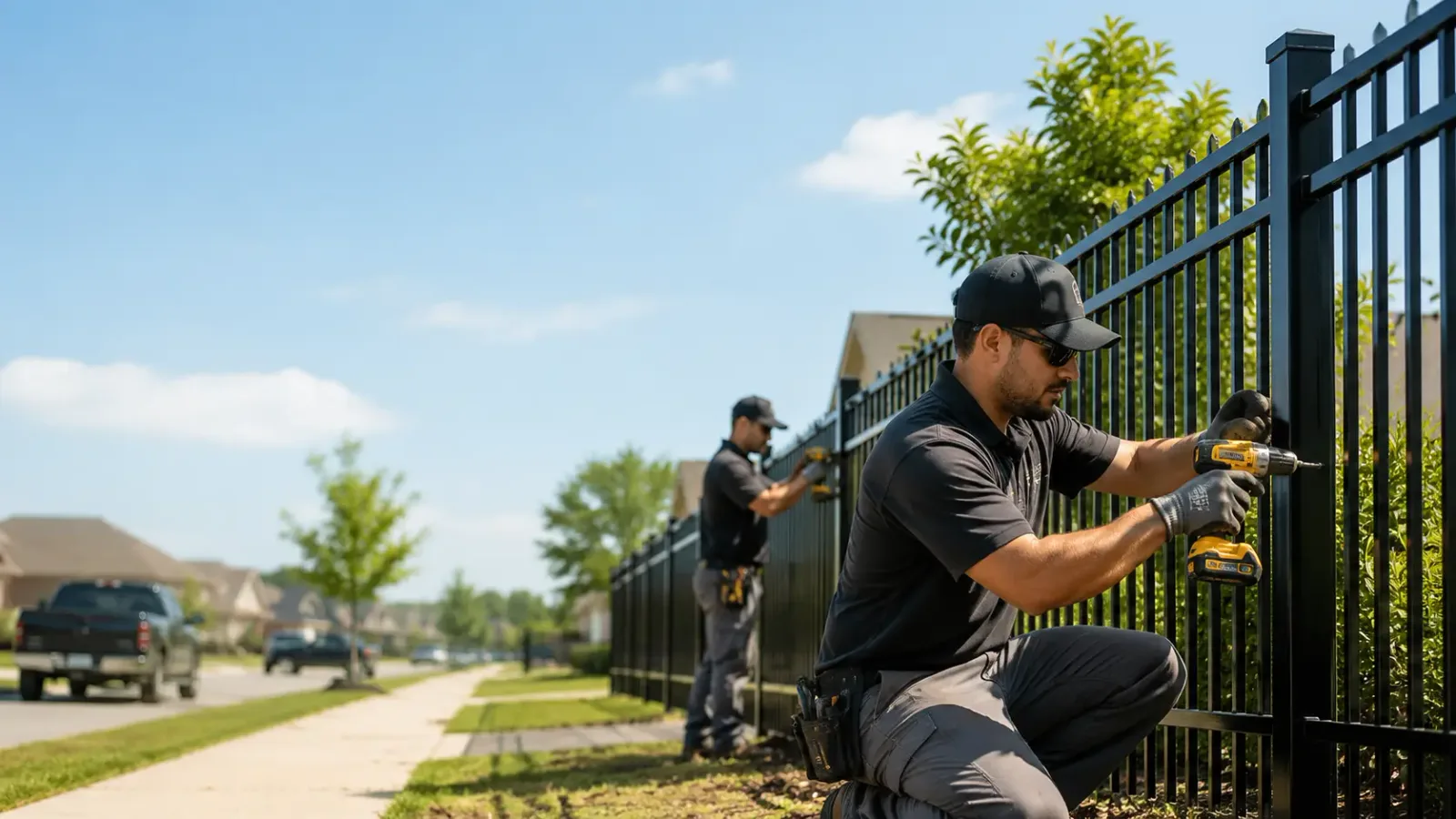 Metal Fence Installation in Hardin, IL